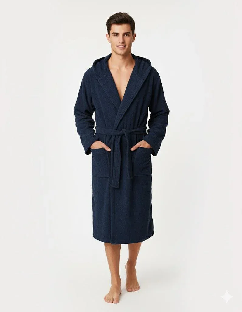 Accappatoio Adulto Tinta Unita - immagine 6