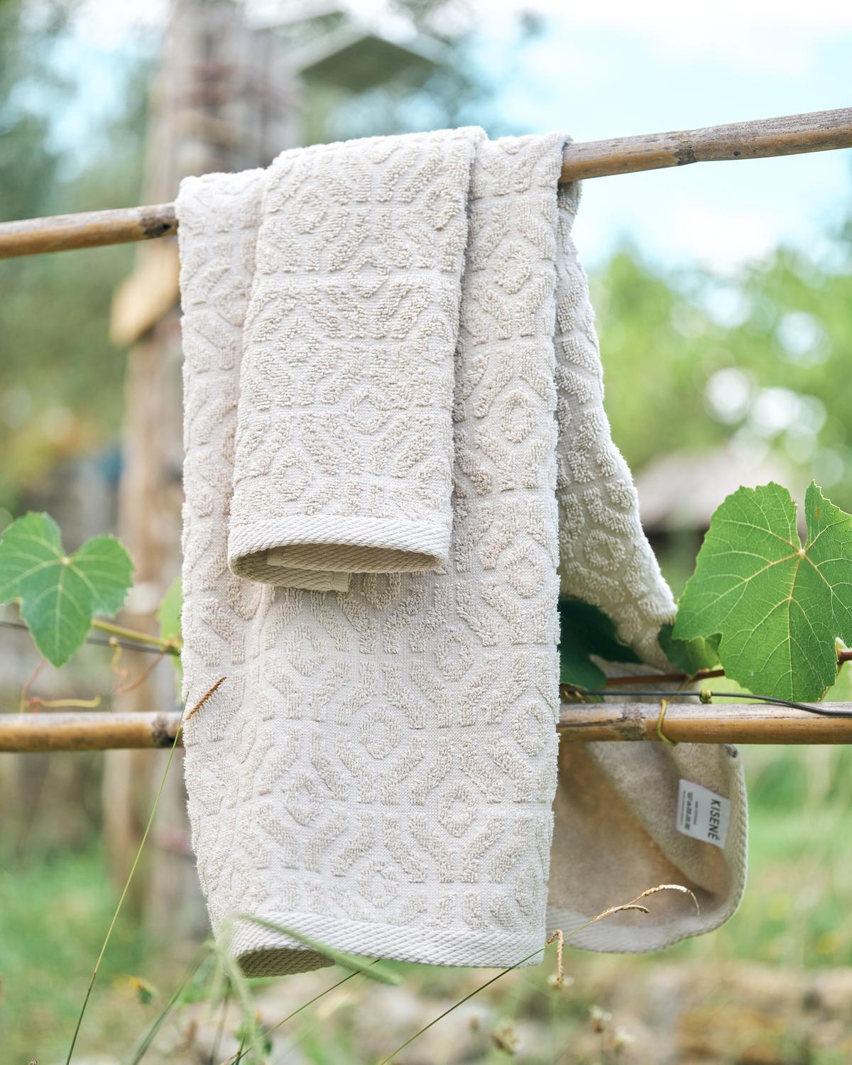 Set Asciugamani KISENE Jaquard Asciugamani 1+1 - immagine 3