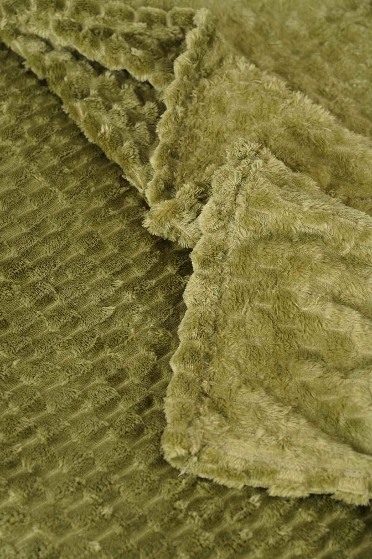 Coperta Plaid Pile Sherpa Disegno Square - immagine 7