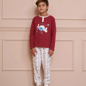 Pigiamino Caldo Cotone Natale Bimbo Disney/Marvel