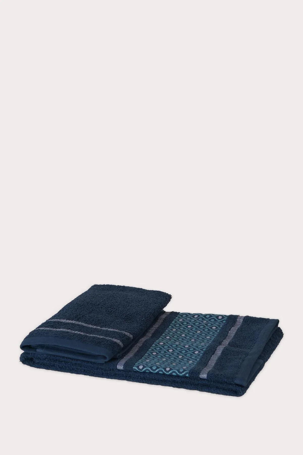 Set Asciugamani 1+1 Disegno Points - immagine 3