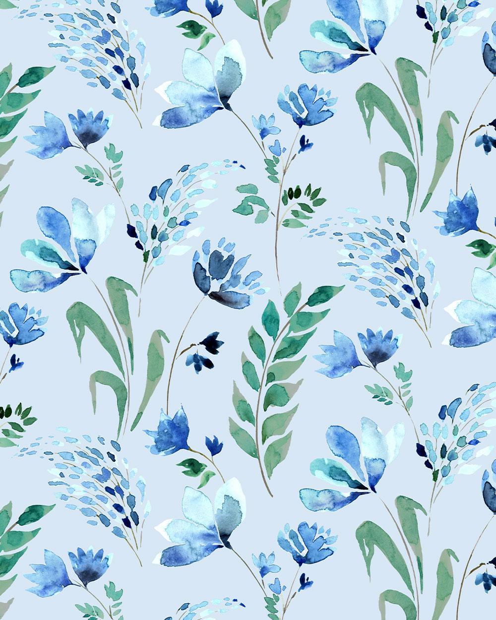 Trapuntino Velluto Disegno Iris 100GSM - immagine 4