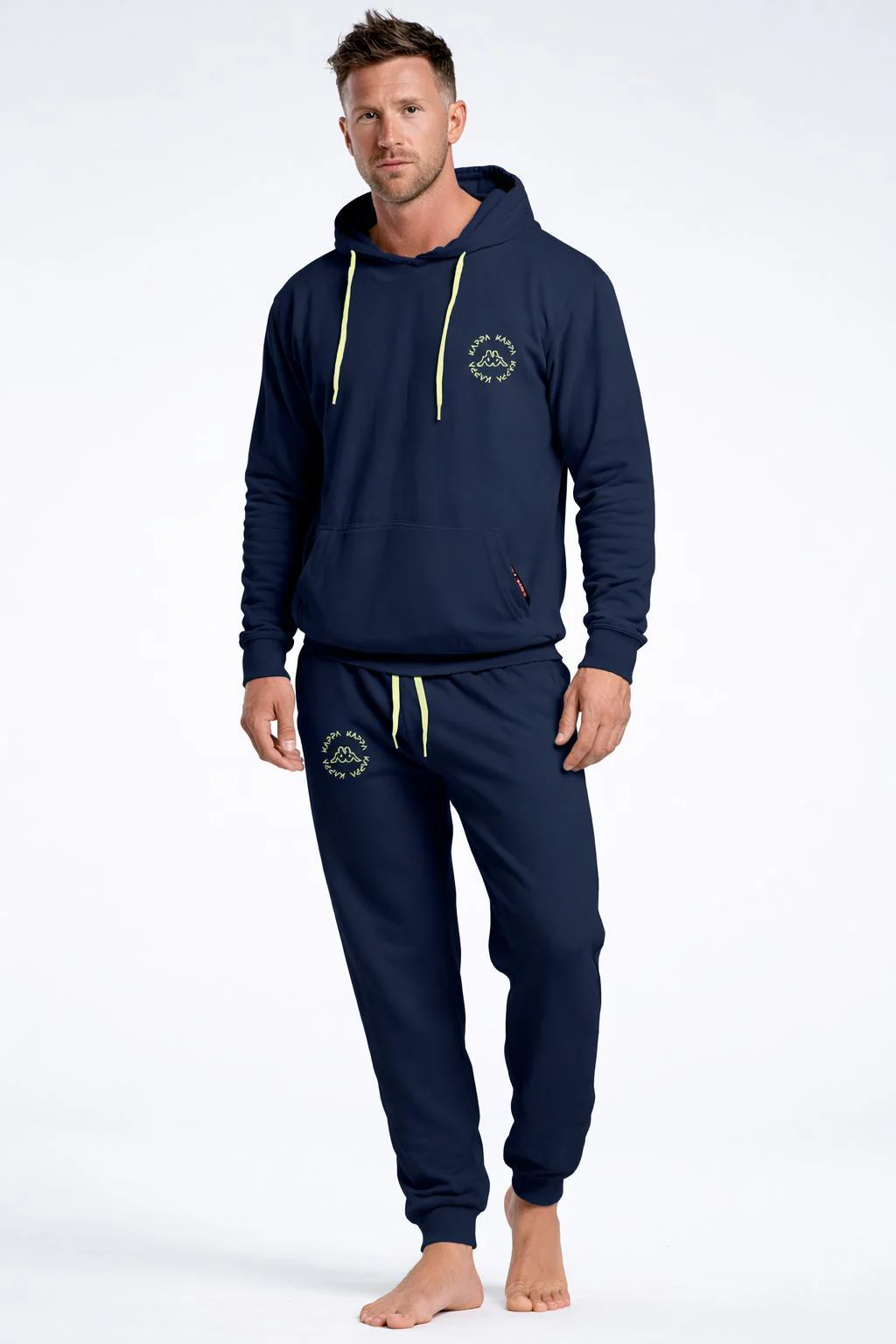 Kappa Uomo French Terry Lungo - Felpa Homewear Essenziale