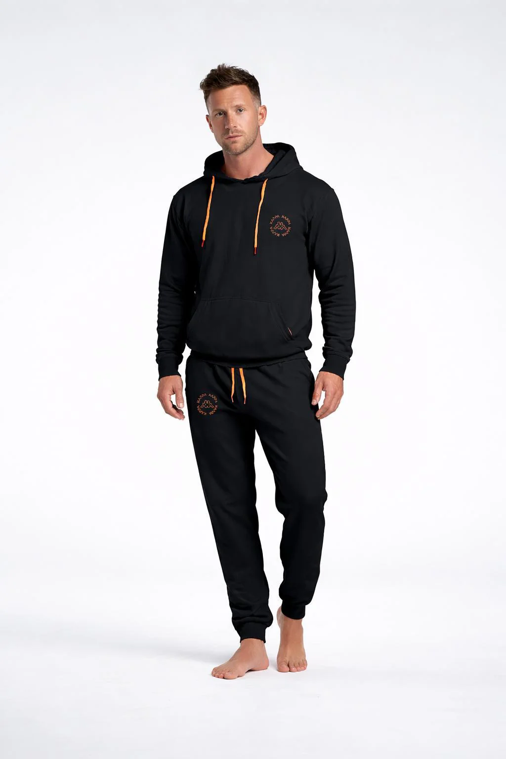 Kappa Uomo French Terry Lungo - Felpa Homewear Essenziale - immagine 3