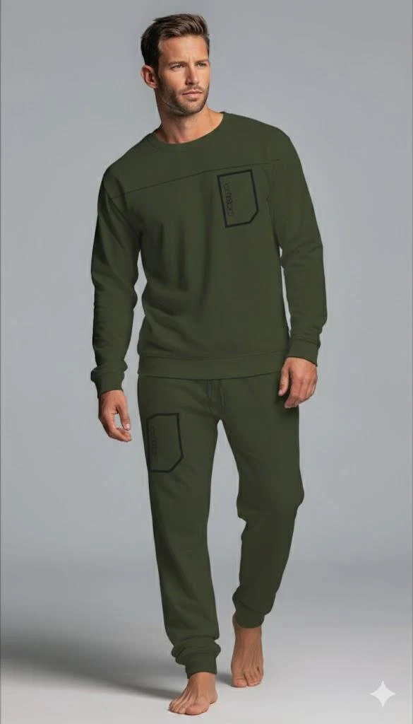 Kappa Uomo: Tuta in Felpa French Terry Lunga per Homewear