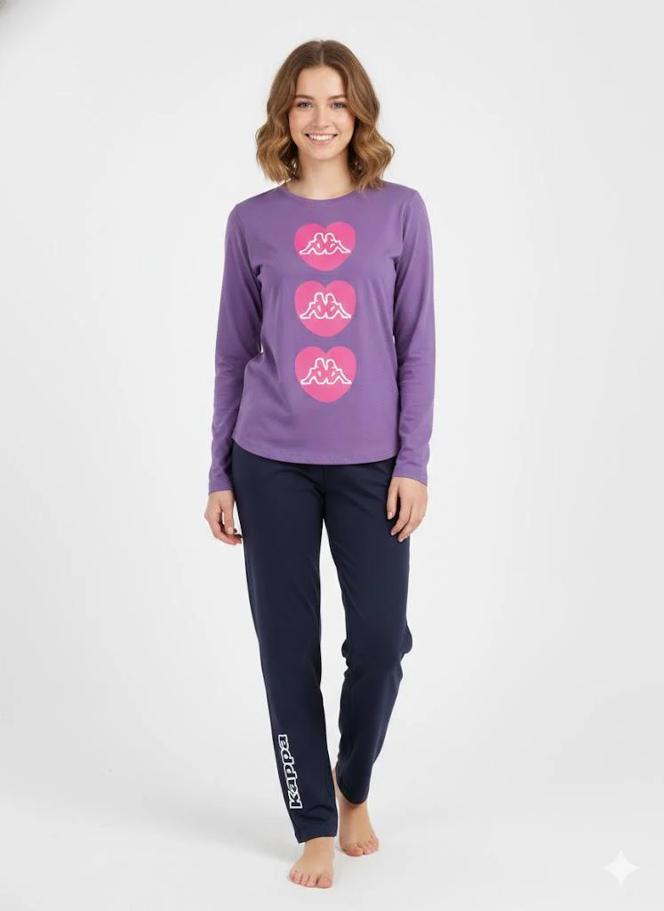 Pigiama Ragazza Kappa Jersey Lungo - Morbidezza e Stile