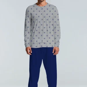 Pigiama Uomo Kiwear in Jersey - Manica e Pantalone Lungo