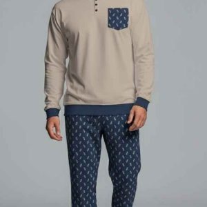 Pigiama Uomo Kiwear Lungo in Jersey Morbido