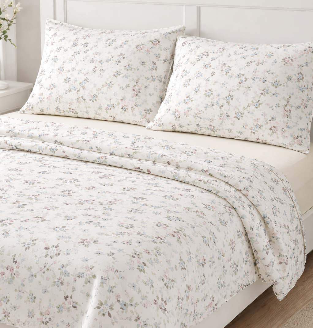 Set Lenzuola Kisene' Stampato Gardenia - immagine 6