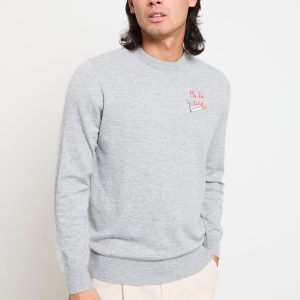 Saint Barth 2706 Maglia grigia "Me la tiro"