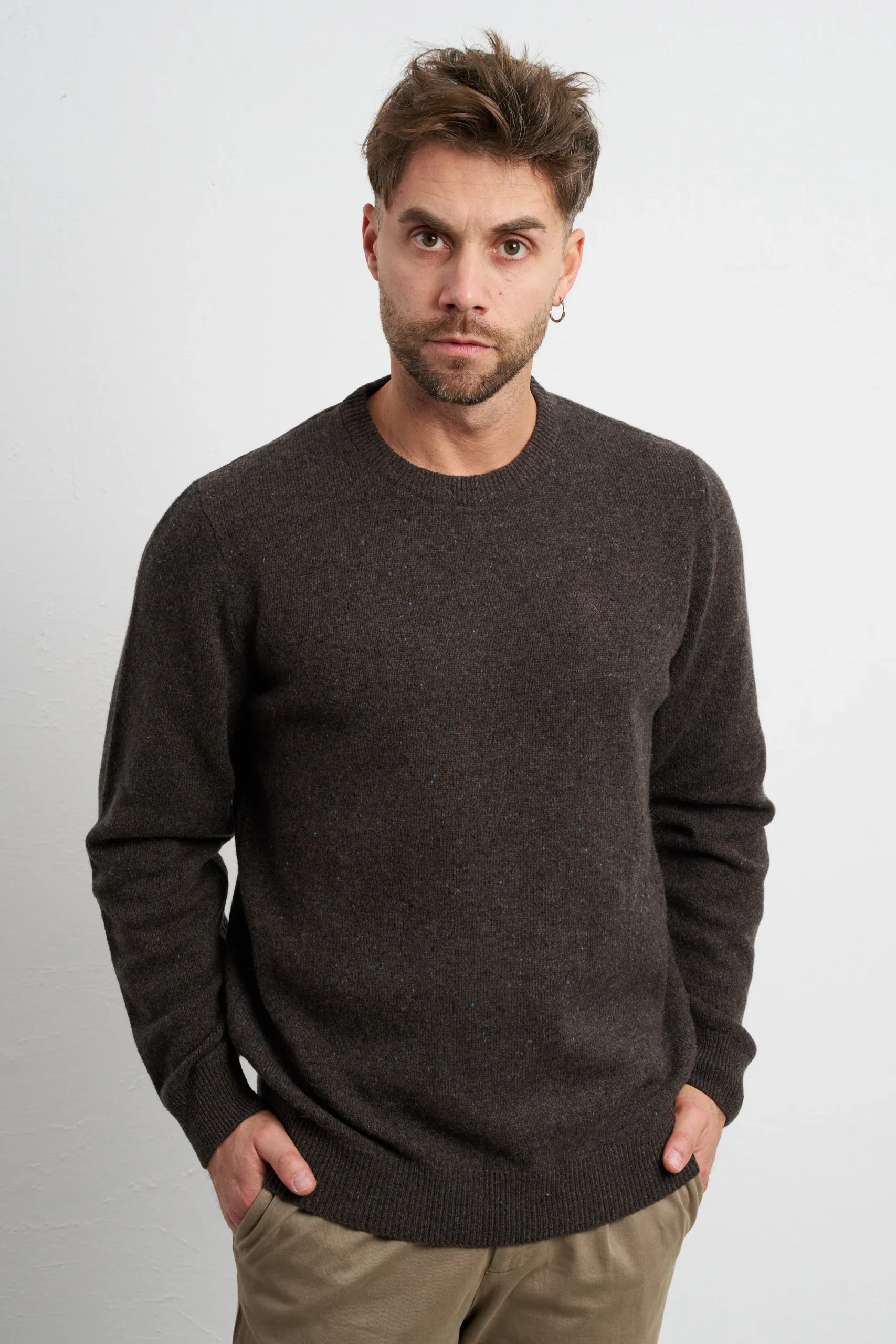 Barbour 2189 Maglia verde mélange - immagine 3