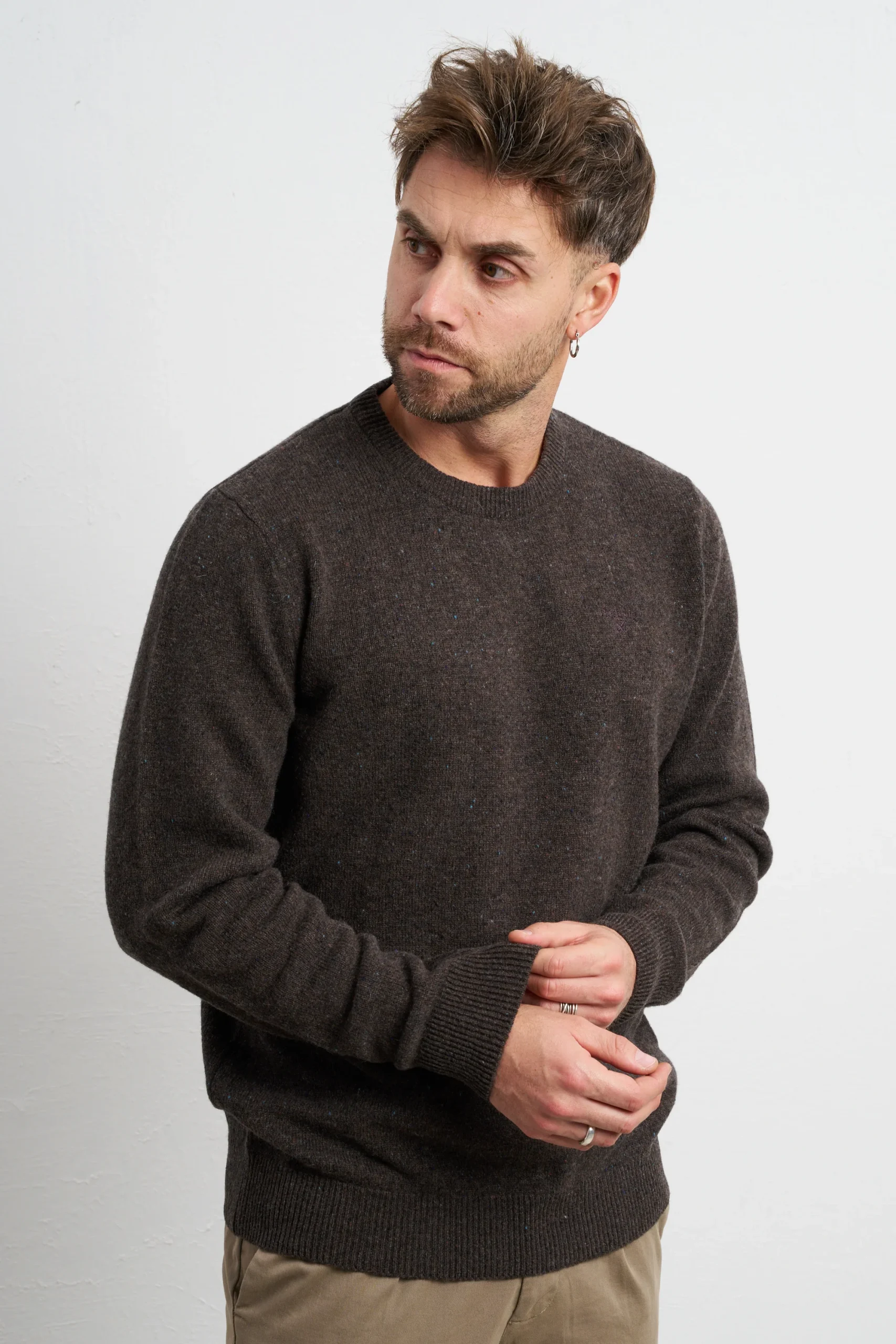 Barbour 2189 Maglia verde mélange