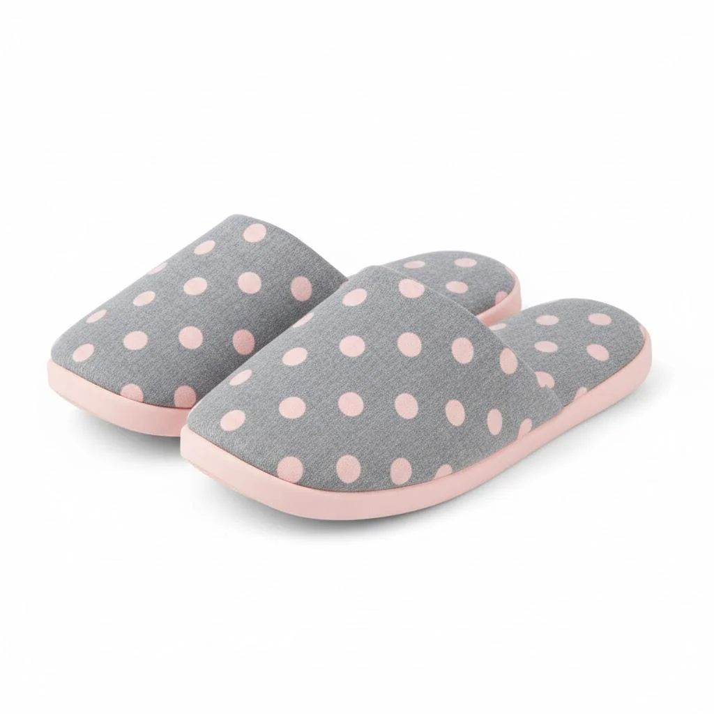 Pantofola Donna Sabot Disegno Pois