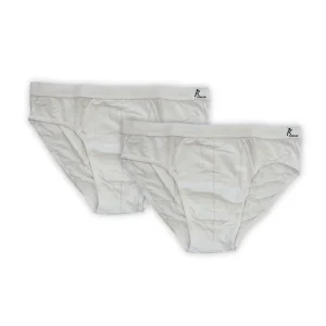 Slip Uomo Confezione Bi-Pack-Bianco