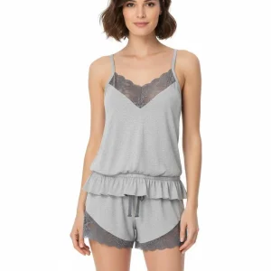 Pigiama Donna Kiwear Spallina in Viscosa Morbida