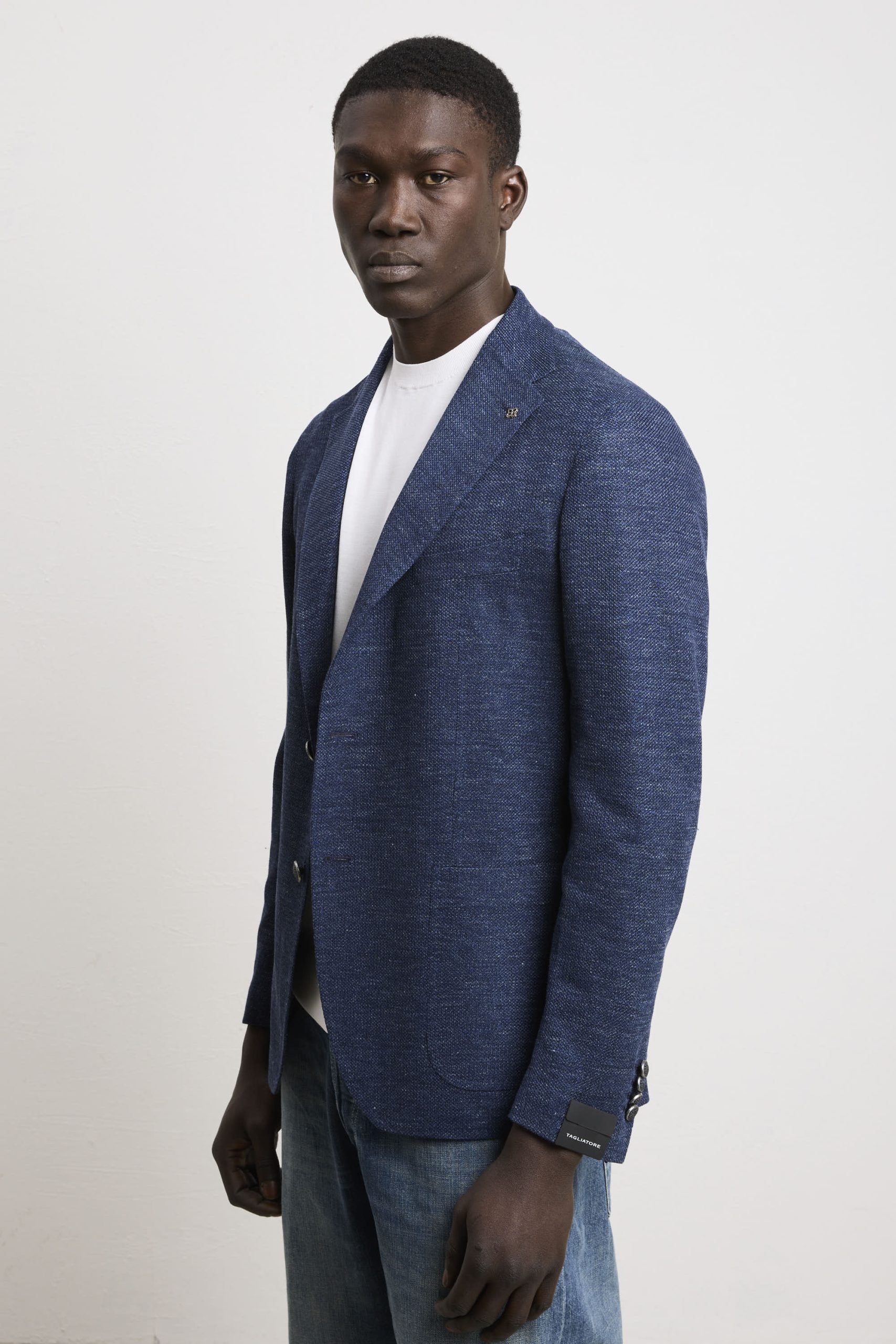 Tagliatore 3551 Giacca mouliné avio - immagine 3