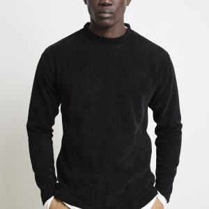 Reworked 2538 Maglia ciniglia doppia nera