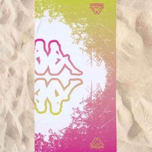 Telo Mare 90X170 Microfibra Kappa Disegno Graffiti