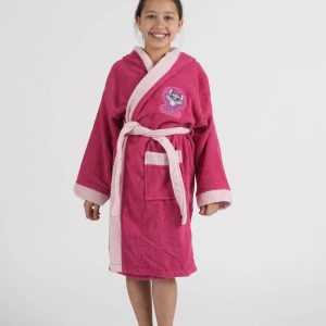 Accappatoio Bimbo Spugna Disegno Stitch