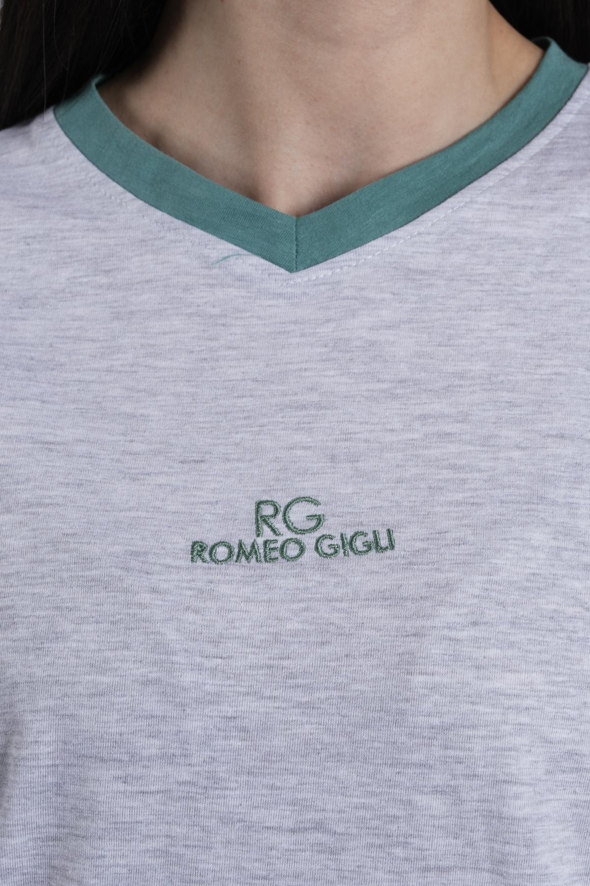 Pigiama Donna Mezza Manica Pantalone Corto - immagine 4