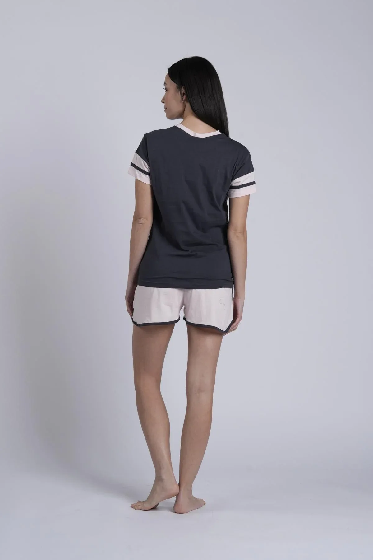 Pigiama Donna Mezza Manica Pantalone Corto - immagine 6