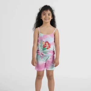 Pigiama Bimba Spallina Pantalone Corto Disegno Ariel