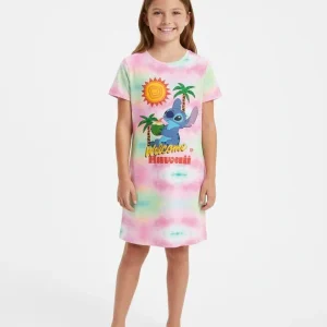 Camicia Da Notte Bimba Mezza Manica Disegno Stitch