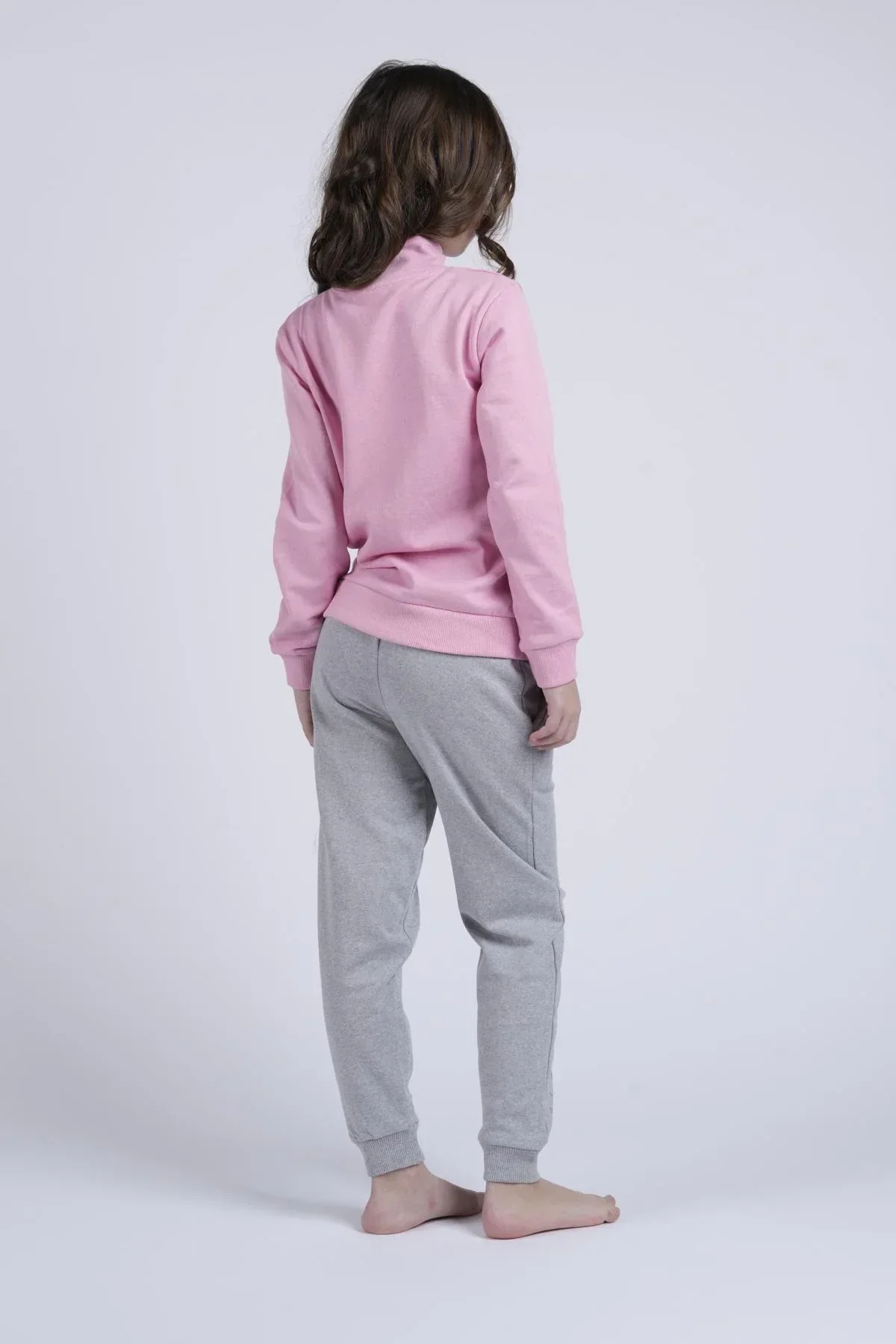 Pigiama Bimba Felpa Non Garzata Full Zip Disegno Minnie - immagine 3