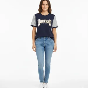 T-shirt Harvard Unisex Jersey Taglio Corto