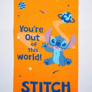 Telo Mare 70X140 Microfibra Disegno Stitch