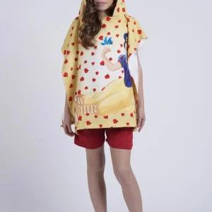Asciugamano Poncho Mare Bimbo Disegno Biancaneve
