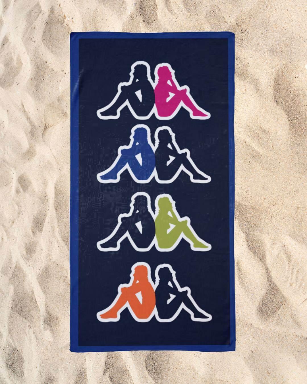 Telo Mare 90X170 Microfibra Kappa Disegno Mirror