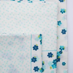 Completo Letto Disegno Flores Kisené