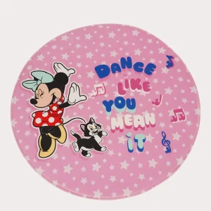 Tappeto Rotondo diametro 90cm Disegno Minnie Antiscivolo
