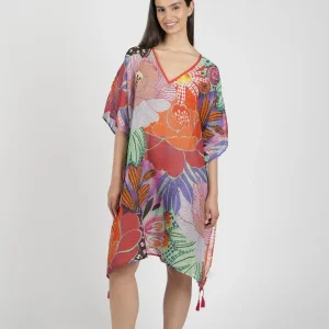 Kaftano Stampato Disegno Bali