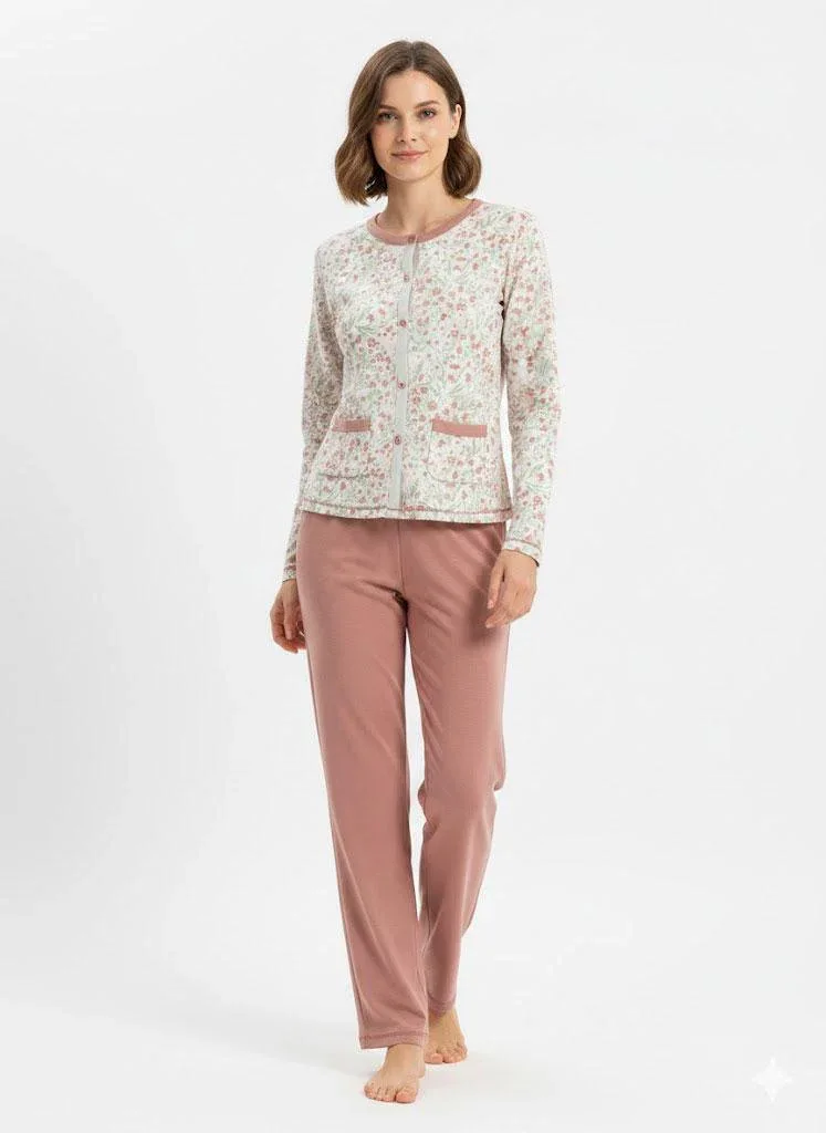 Pigiama Caldo Cotone Donna: Kiwear - immagine 3