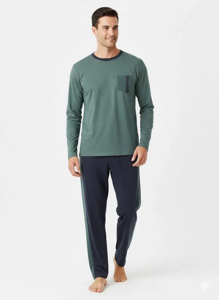 Pigiama Uomo KIWEAR Caldo Cotone