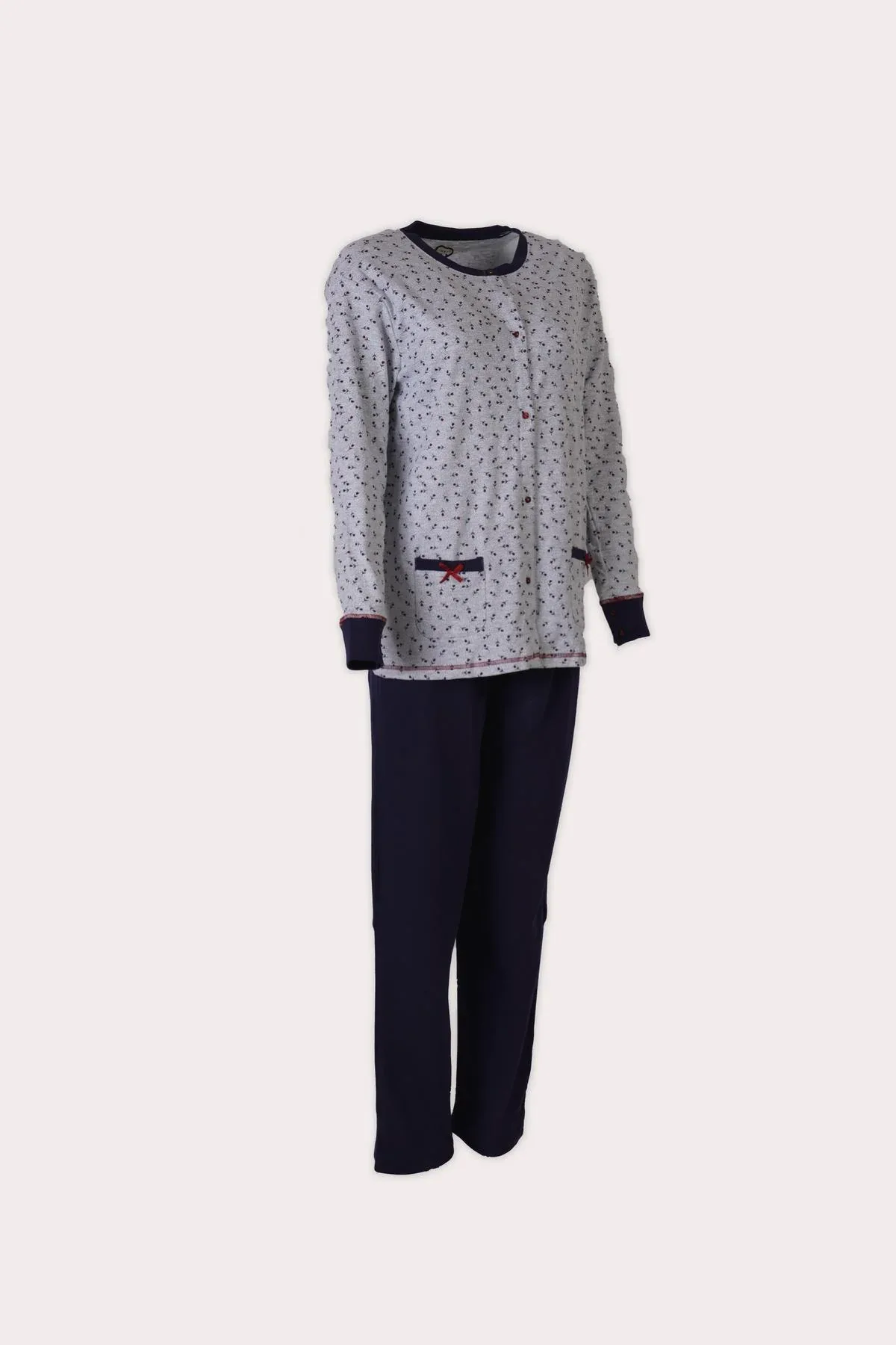 Kiwear: Pigiama Caldo Cotone Donna - immagine 3