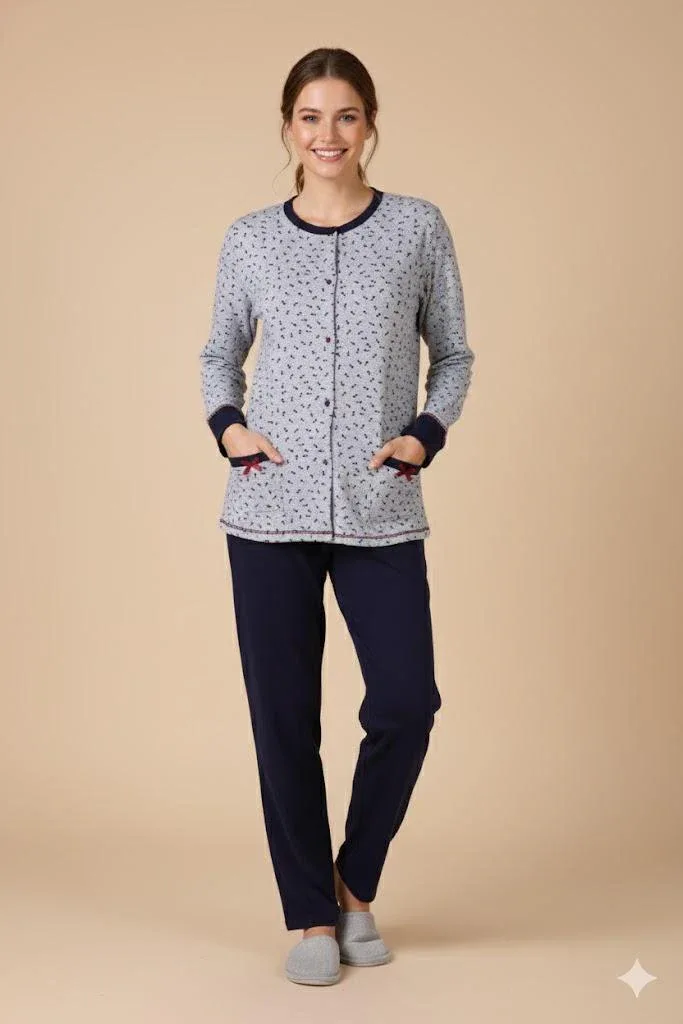 Kiwear: Pigiama Caldo Cotone Donna