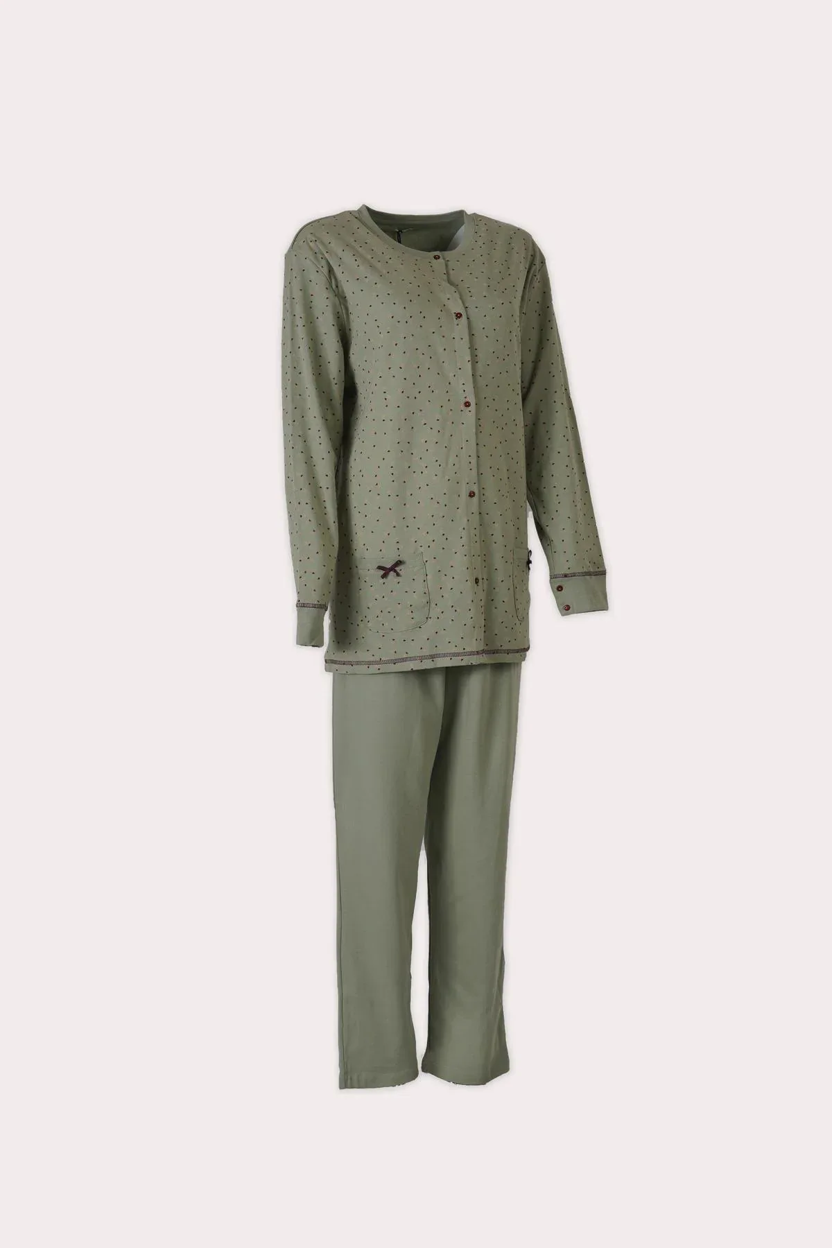 Kiwear: Pigiama Caldo Cotone Donna - immagine 7