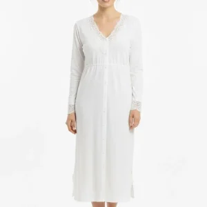 Camicia Da Notte Donna Kiwear Caldo Cotone