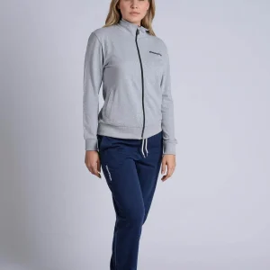 Top Donna In Felpa Non Garzata Full Zip