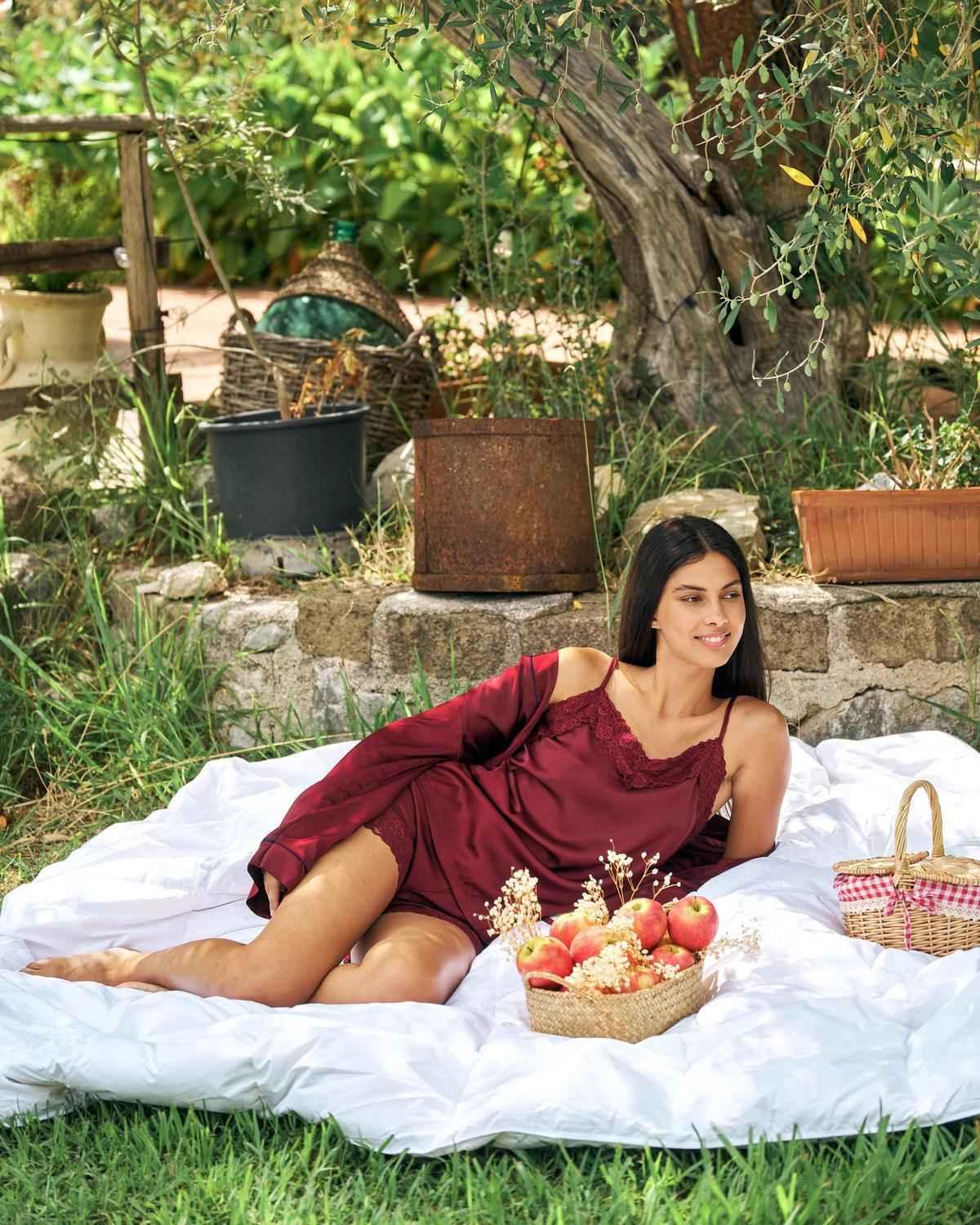 Vestaglia Raso Lov It - immagine 3