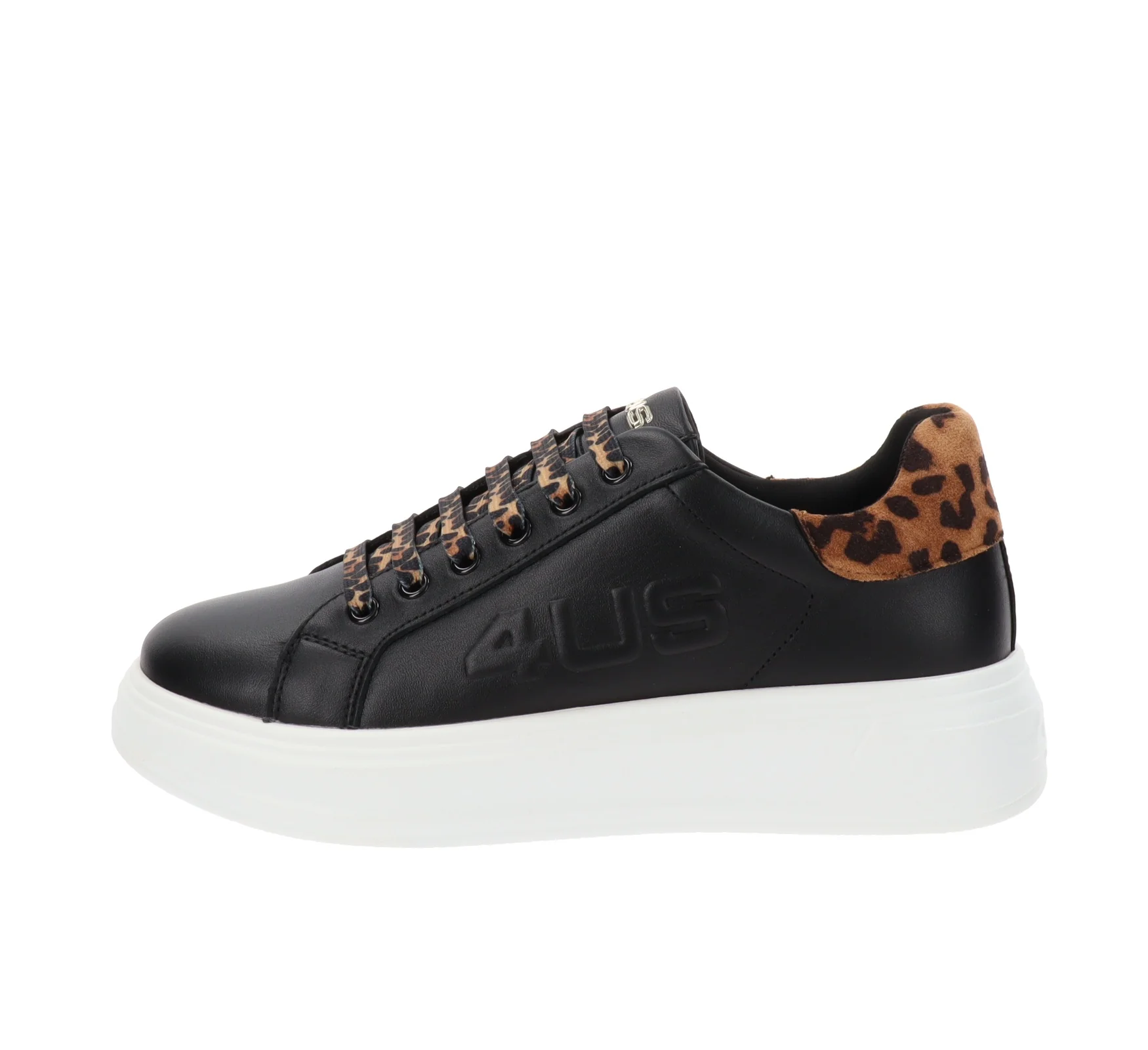 4US - Sneakers Donna in Pelle - immagine 8