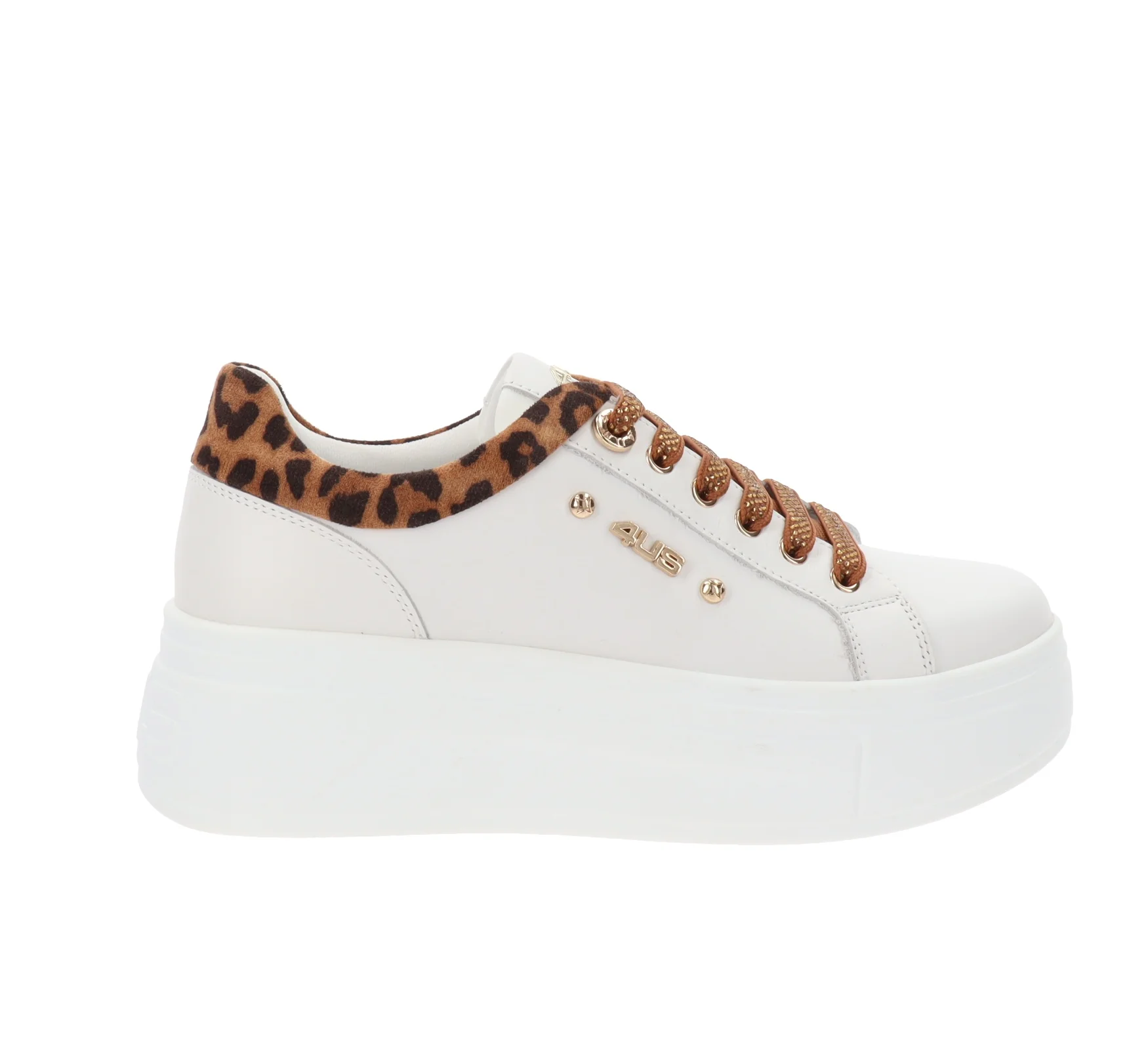 4US - Sneakers Donna in Pelle