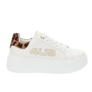 4US - Sneakers Donna in Similpelle