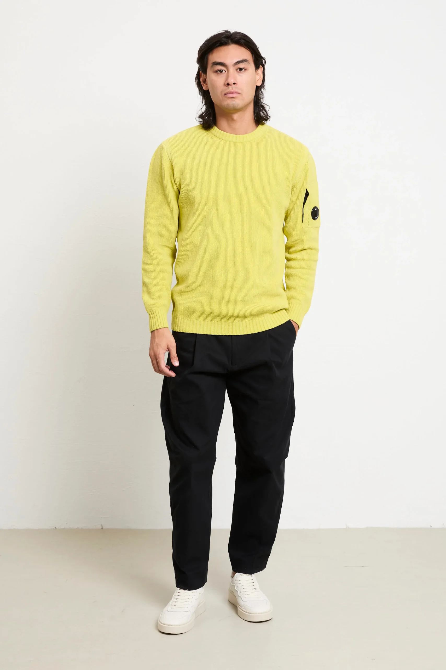 CP Company 2078 Maglia giallo fluo ciniglia - immagine 9