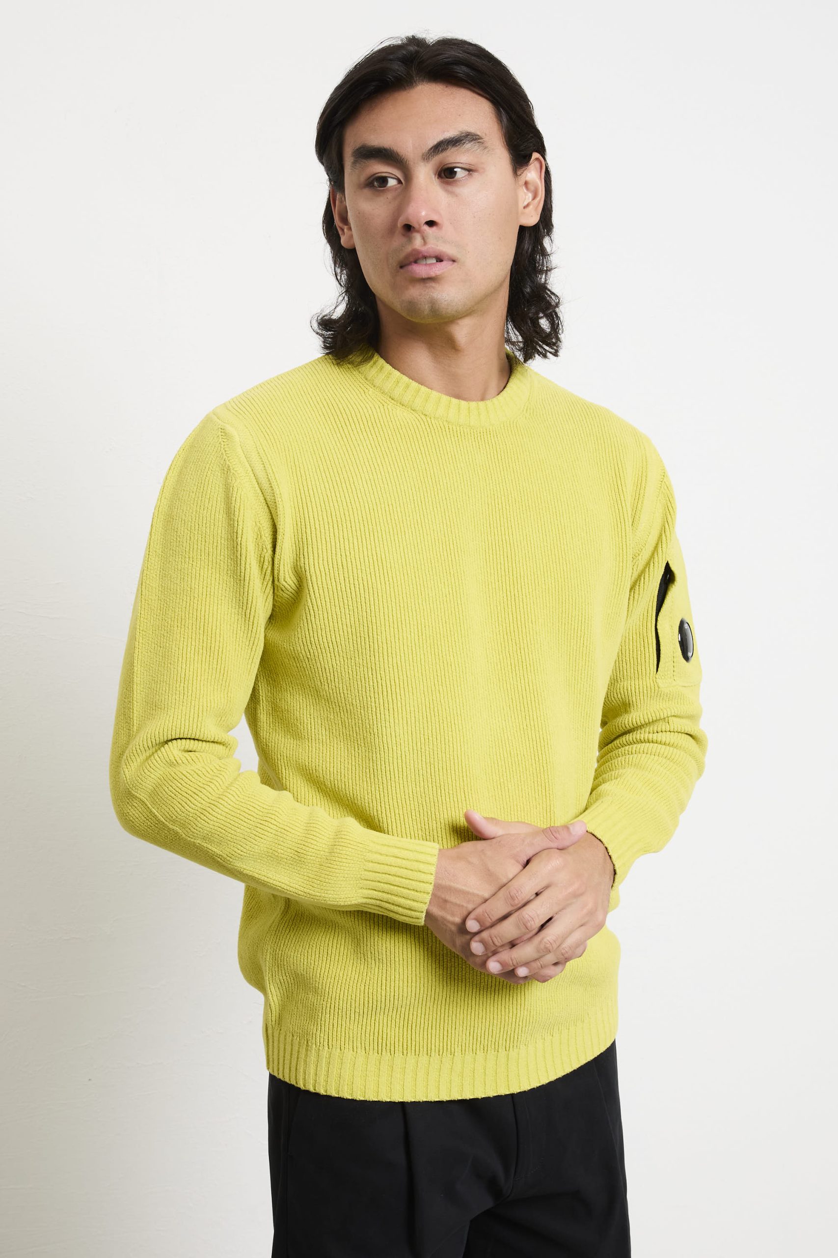 CP Company 2078 Maglia giallo fluo ciniglia - immagine 8