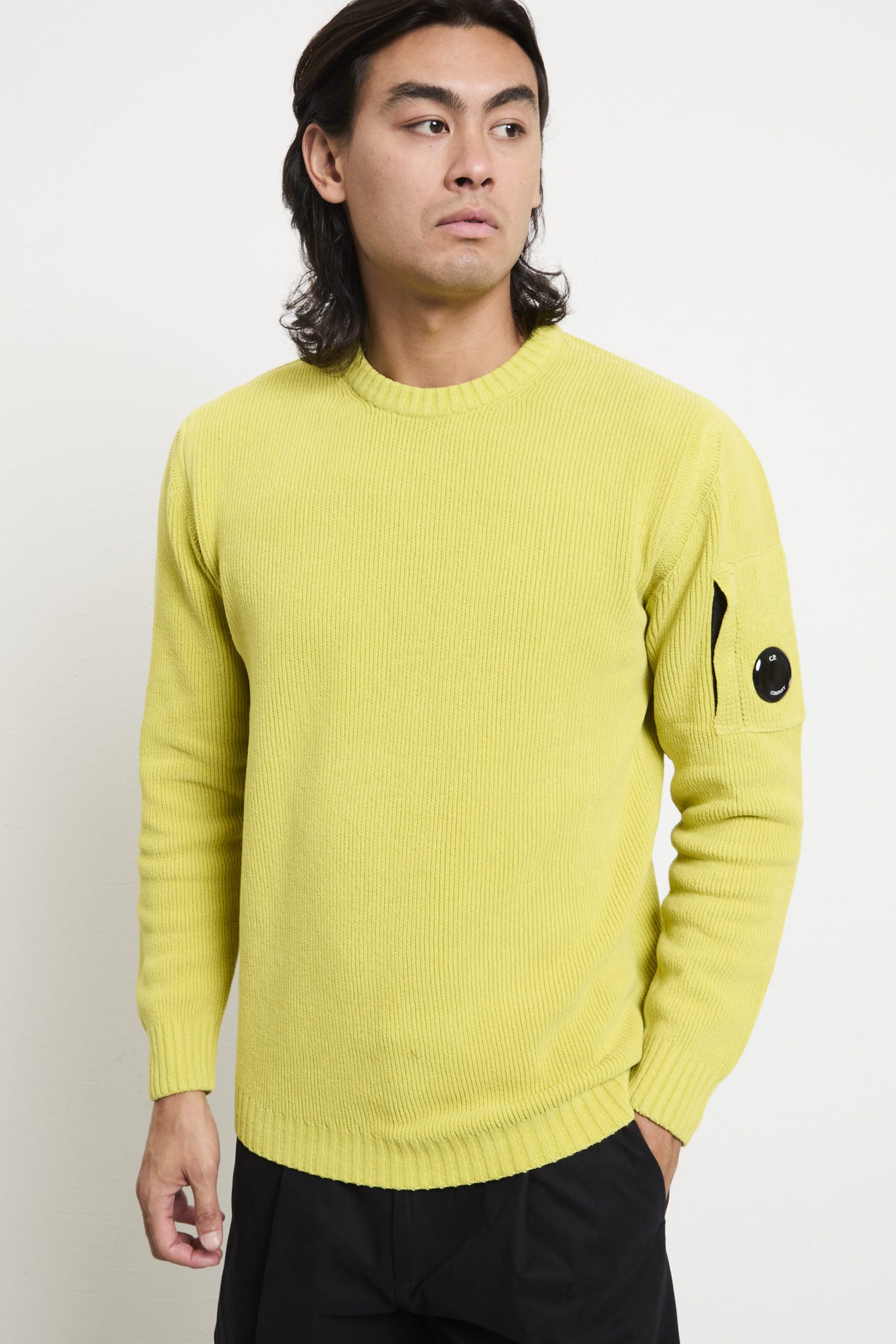 CP Company 2078 Maglia giallo fluo ciniglia - immagine 6