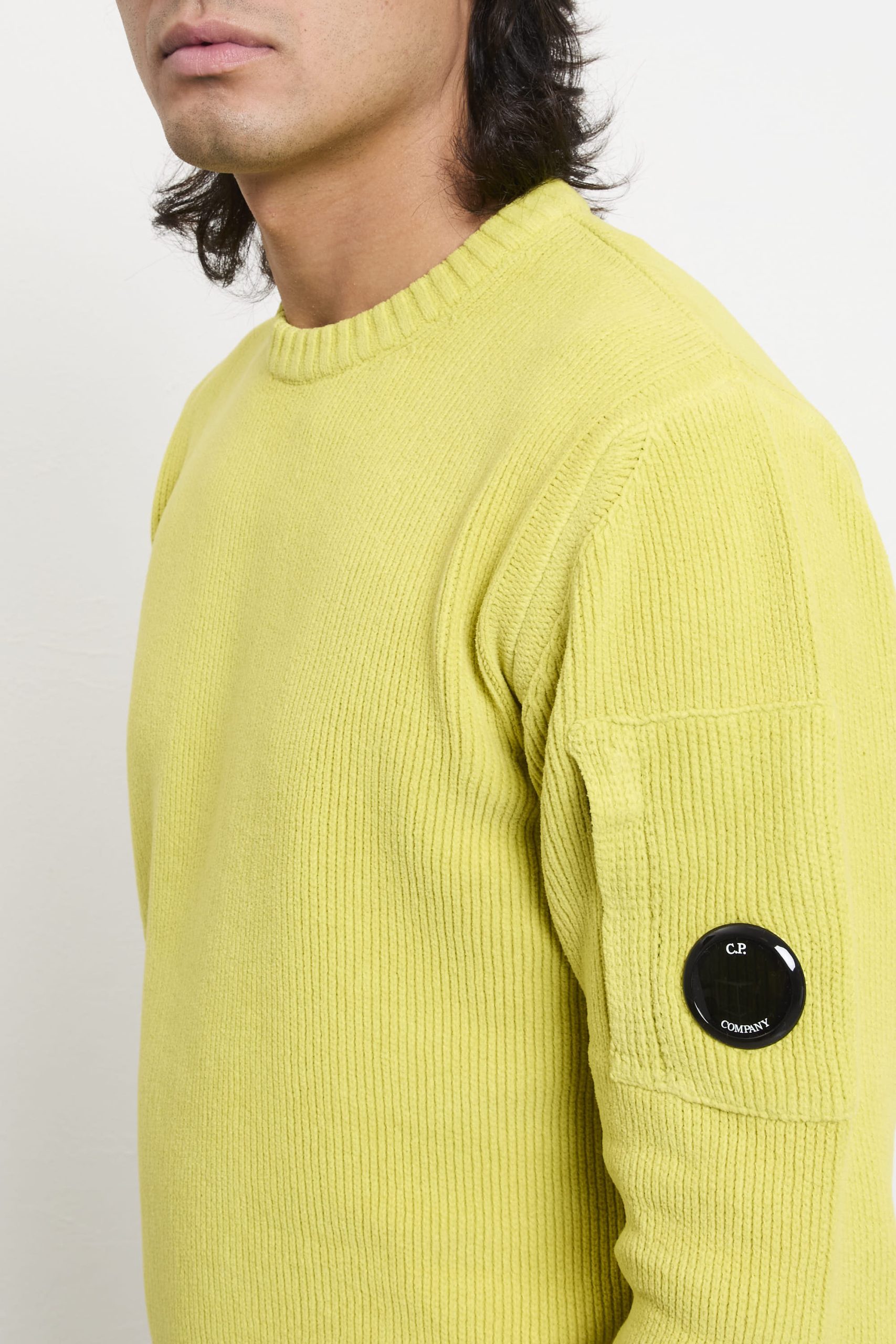 CP Company 2078 Maglia giallo fluo ciniglia - immagine 4